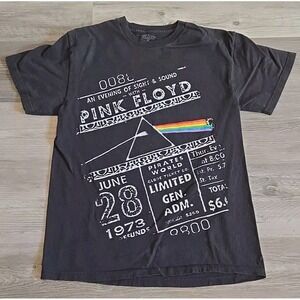 PINK FLOYD 1973 An Evening of Sight & Sound T-Shirt Medium Dark Size Of The Moon